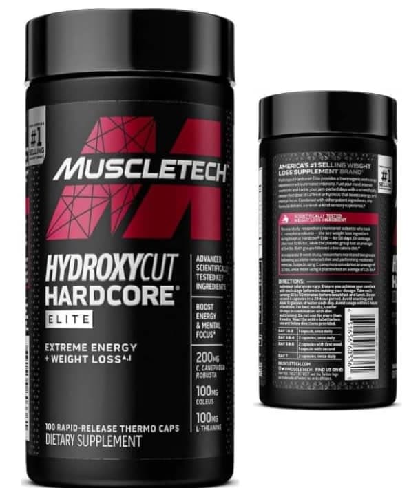 Hidroxycut Hardcore MuscleTech (200 cápsulas)
