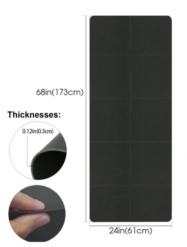Estera de Yoga (Negro)