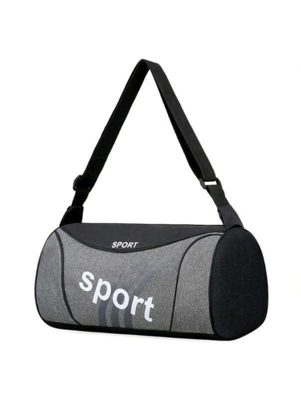 Maletín Deportivo Gris y Negro