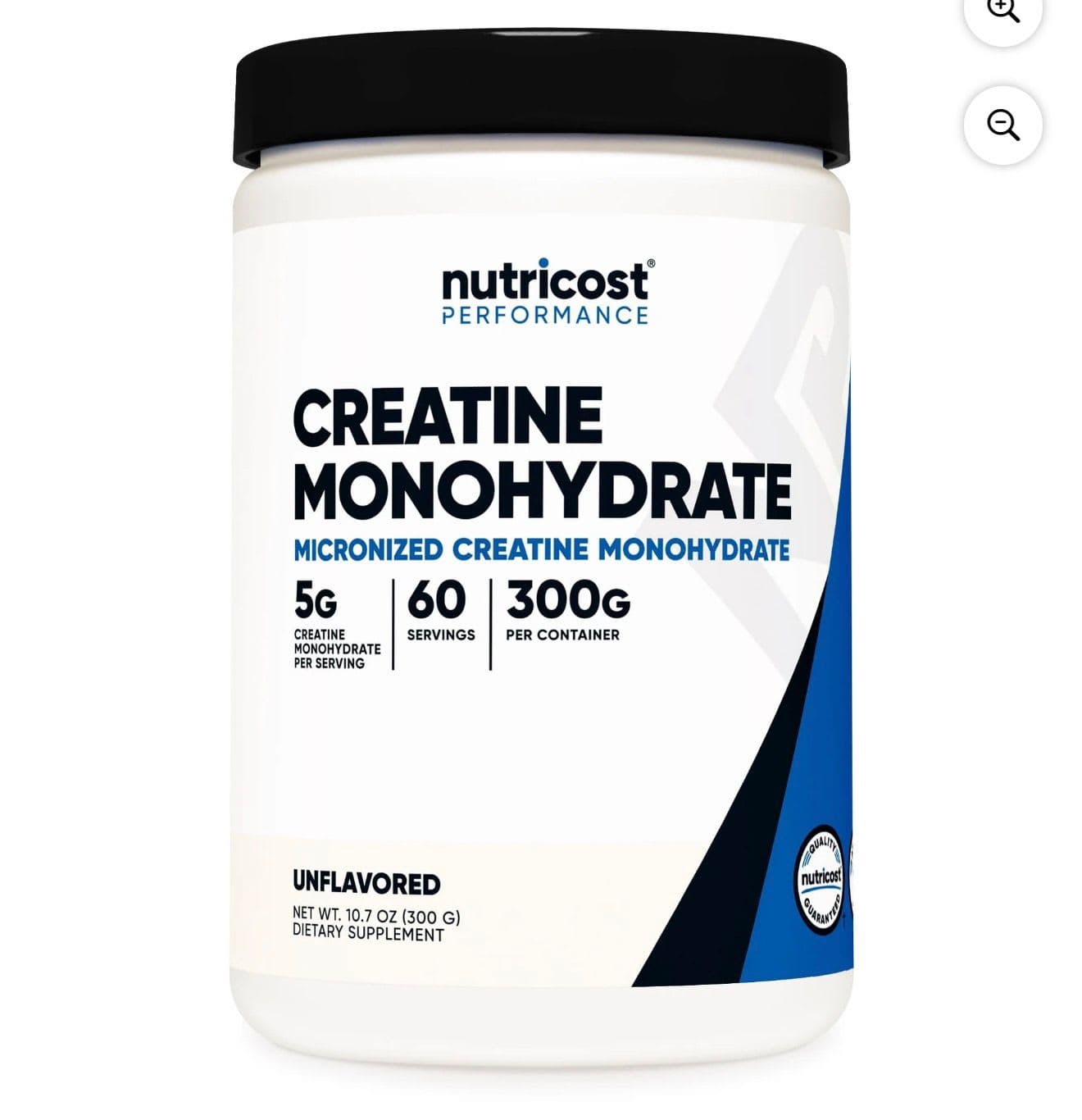 Creatina Monohidratada Nutricost 60 servicios