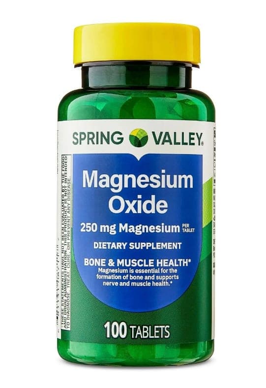 Spring Valley Óxido de Magnesio (100 tabletas)